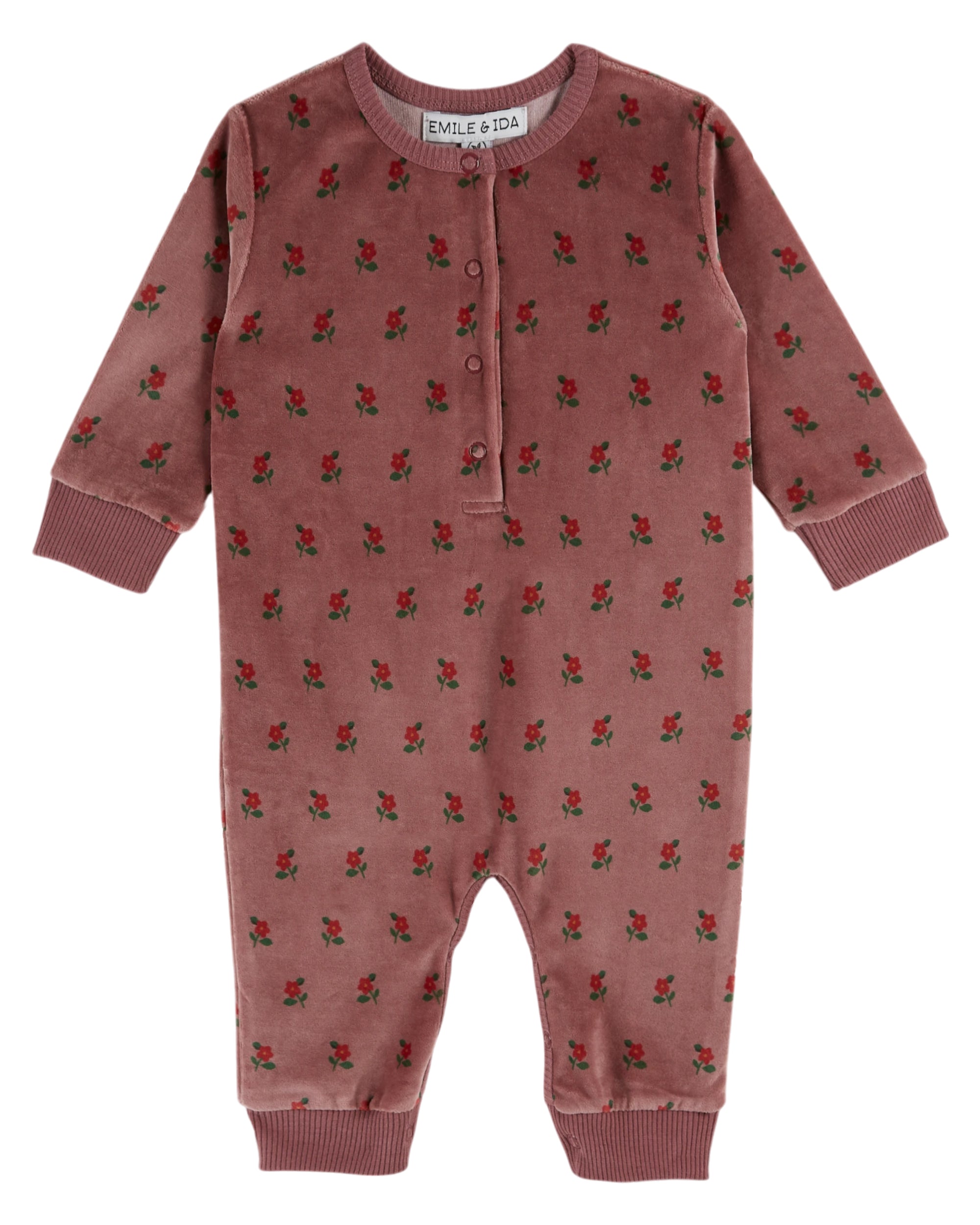 Velour Jumpsuit - Poppy Violine