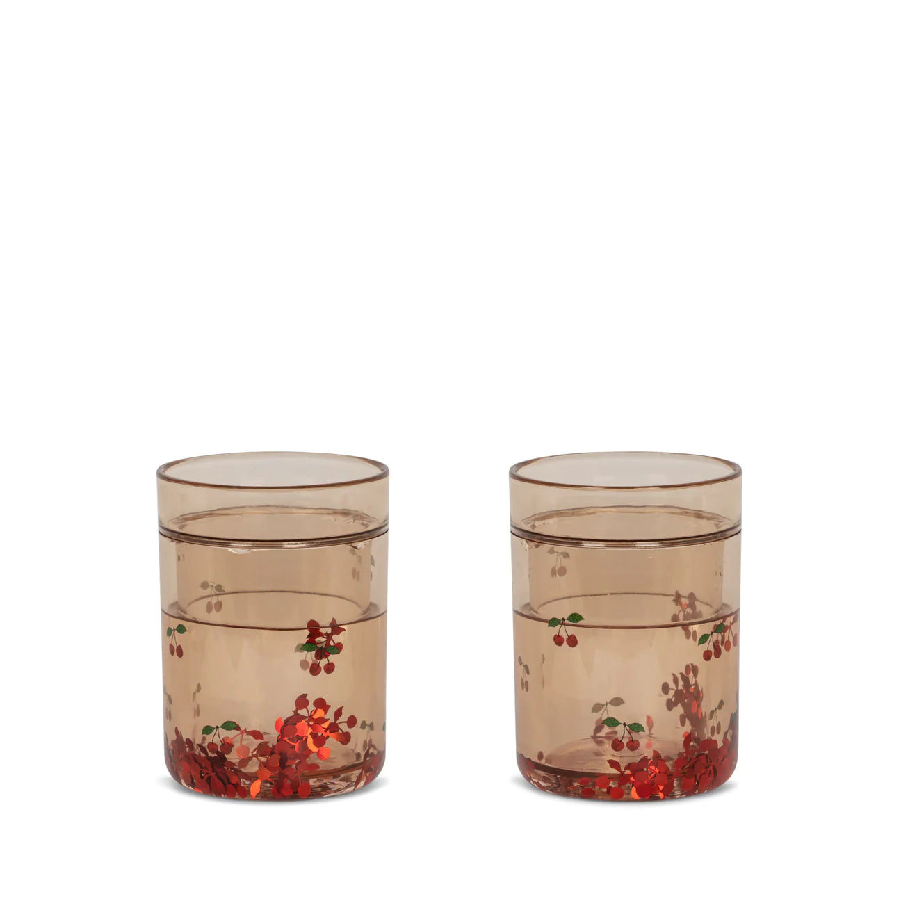 2 PACK GLITTER CUPS