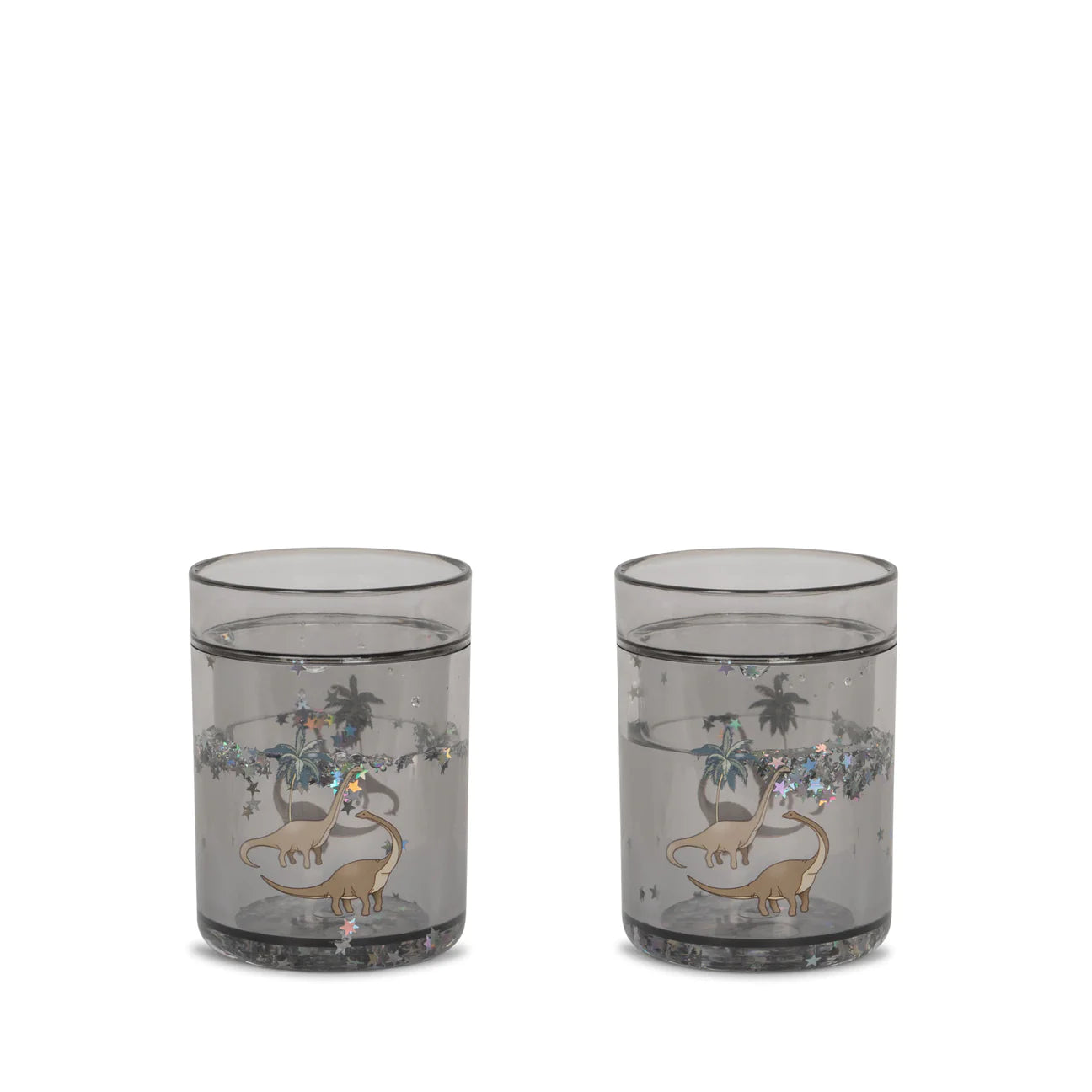 2 PACK GLITTER CUPS
