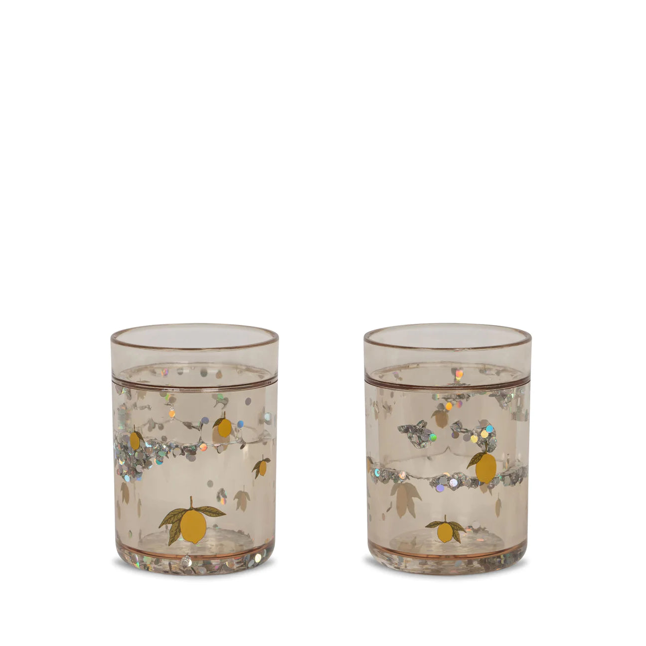 2 PACK GLITTER CUPS