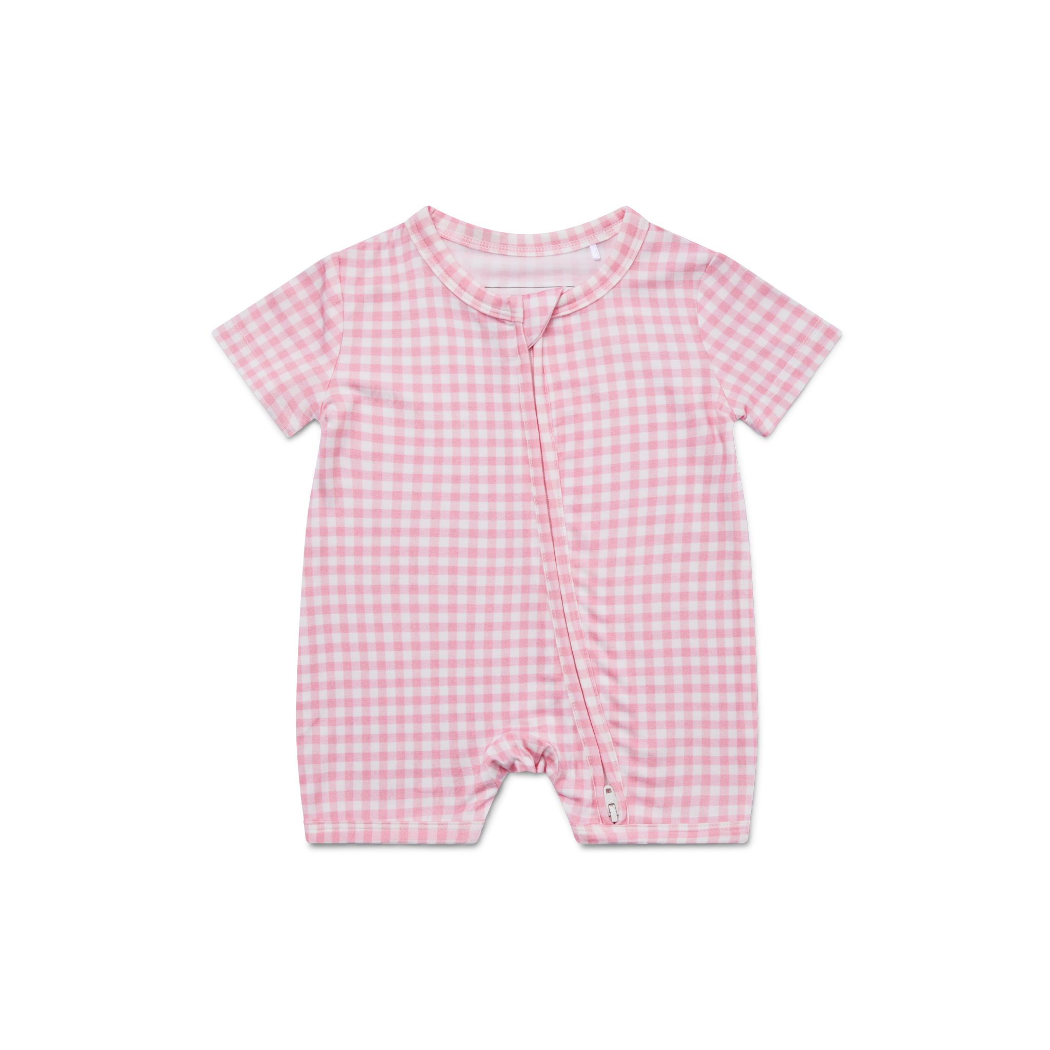 Sugar Gingham Short Sleeve & Shorts Bamboo Sleeper