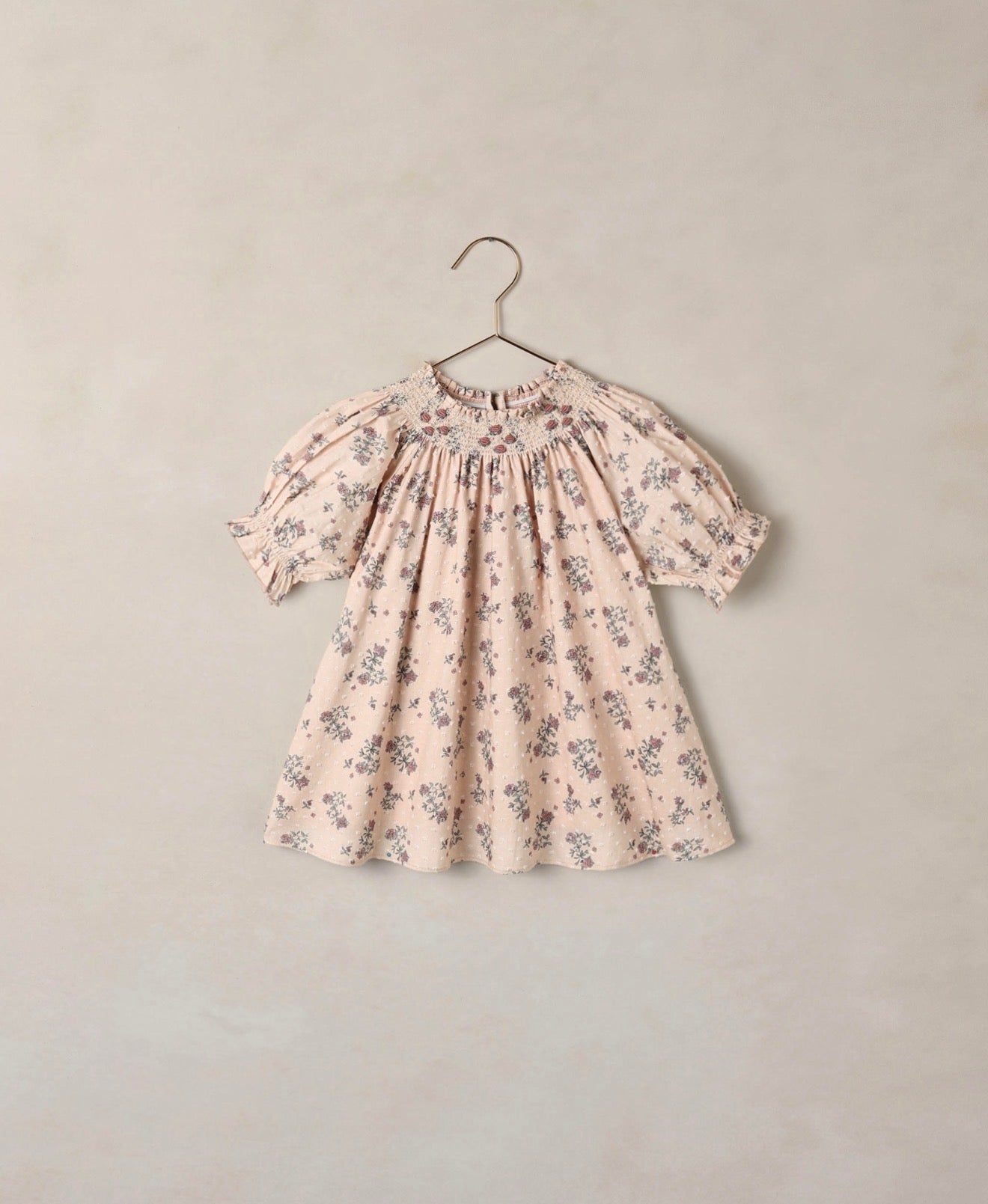 Maddie Dress French Floral - Antique