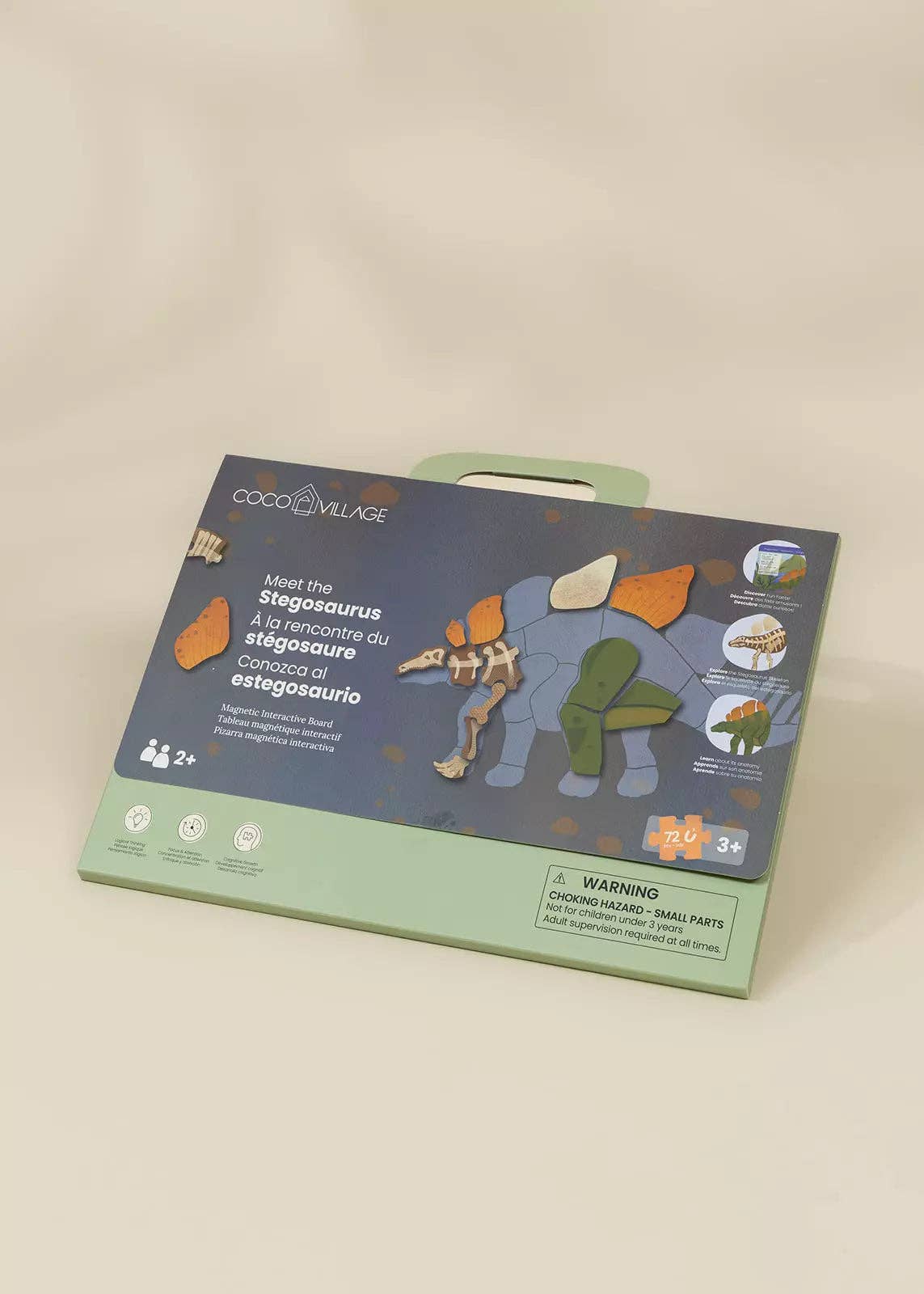 Magnetic Interactive Board – Meet the Stegosaurus