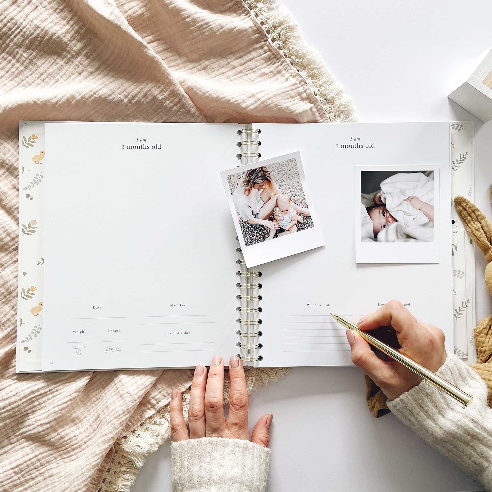 My Baby Book (Animals) Luxury Keepsake Memory Book