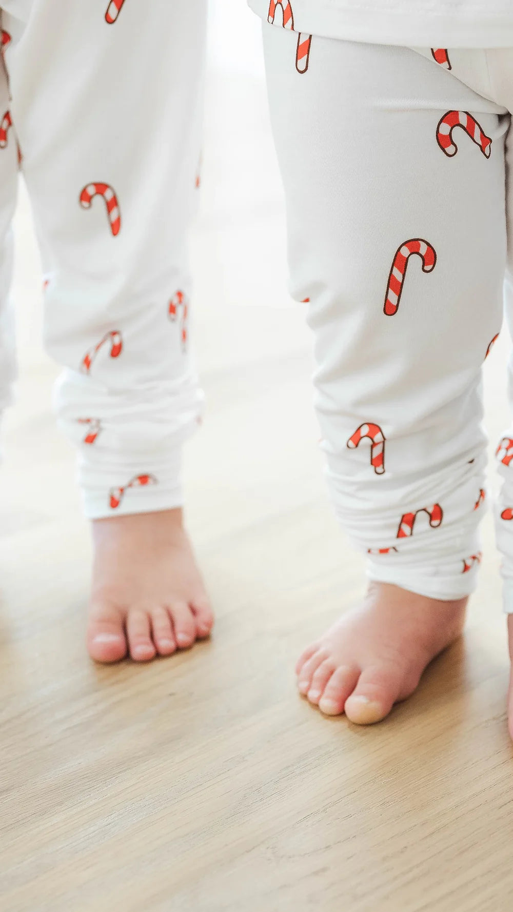 Candy cane dreams baby pajamas