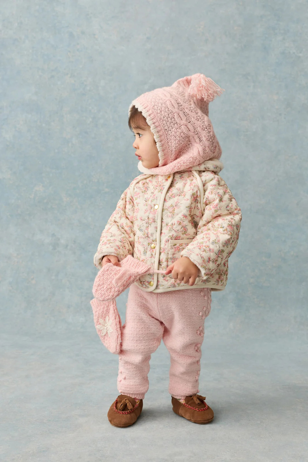 Jasmina Reversible Coat - Cream Carnation Vale