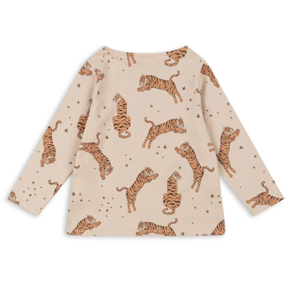 Drey LS Tee GOTS - Tiger
