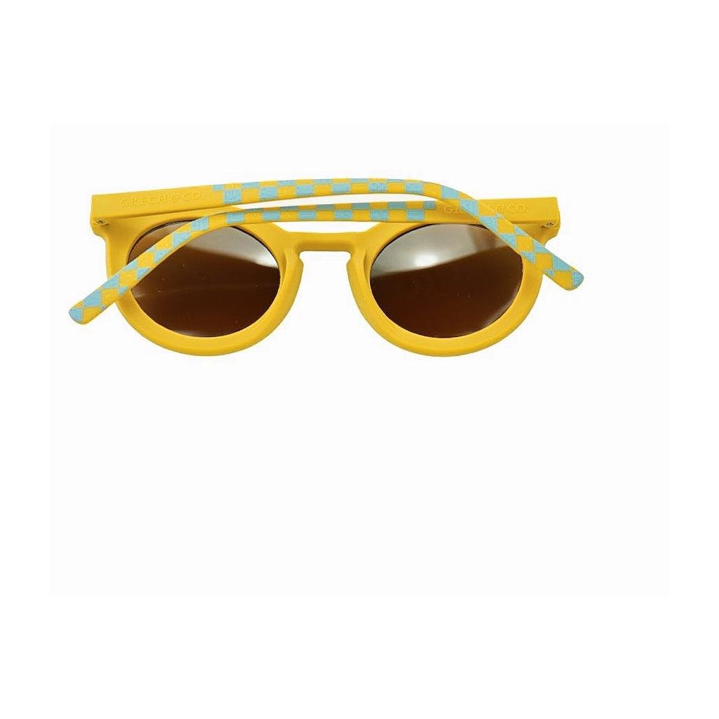 Classic Sunglasses- Child - Checks  Laguna + Wheat