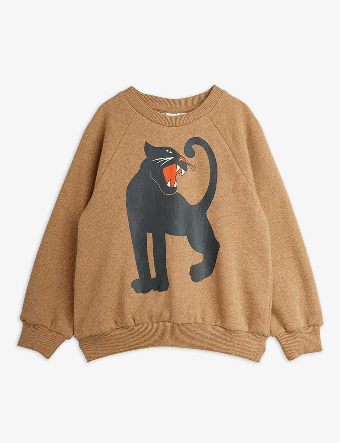 Panther Melange Sweatshirt - Brown