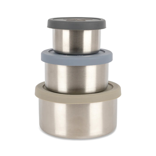 3 pack round lid food boxes