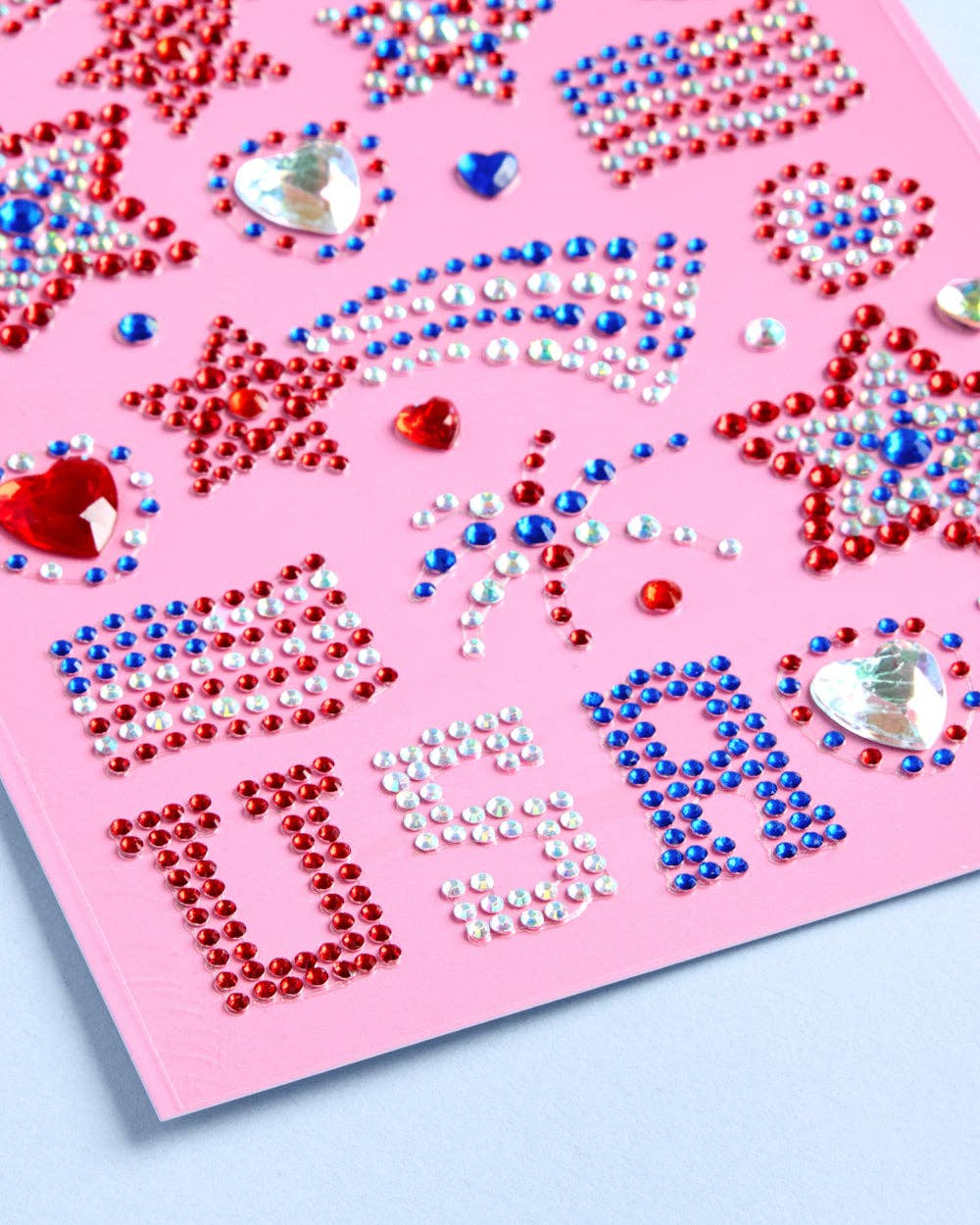 USA Face Gems | patriotic, fourth july, festival, americana