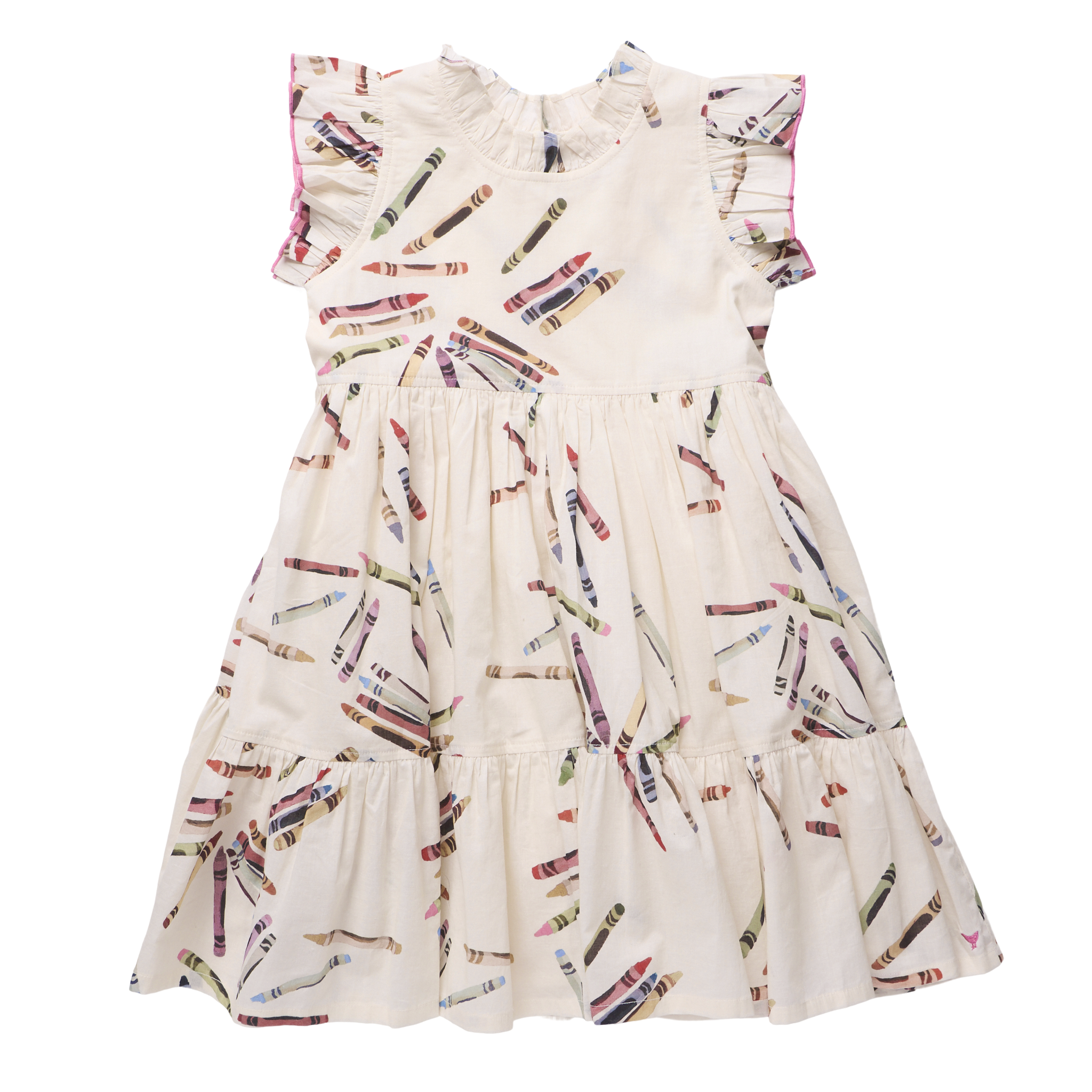 Girls Jennifer Dress - Tossed Crayons