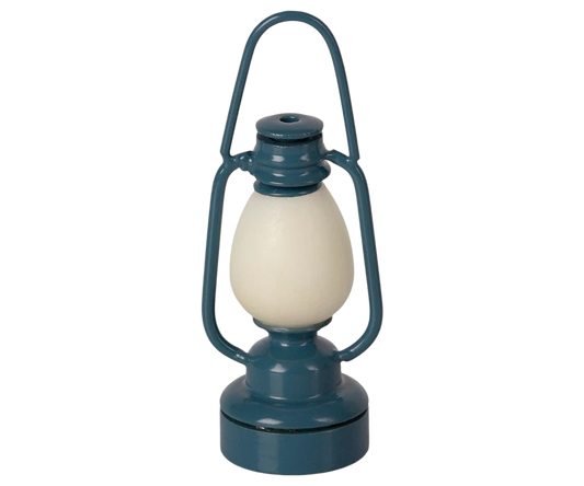 Vintage Lantern, Mouse - Blue