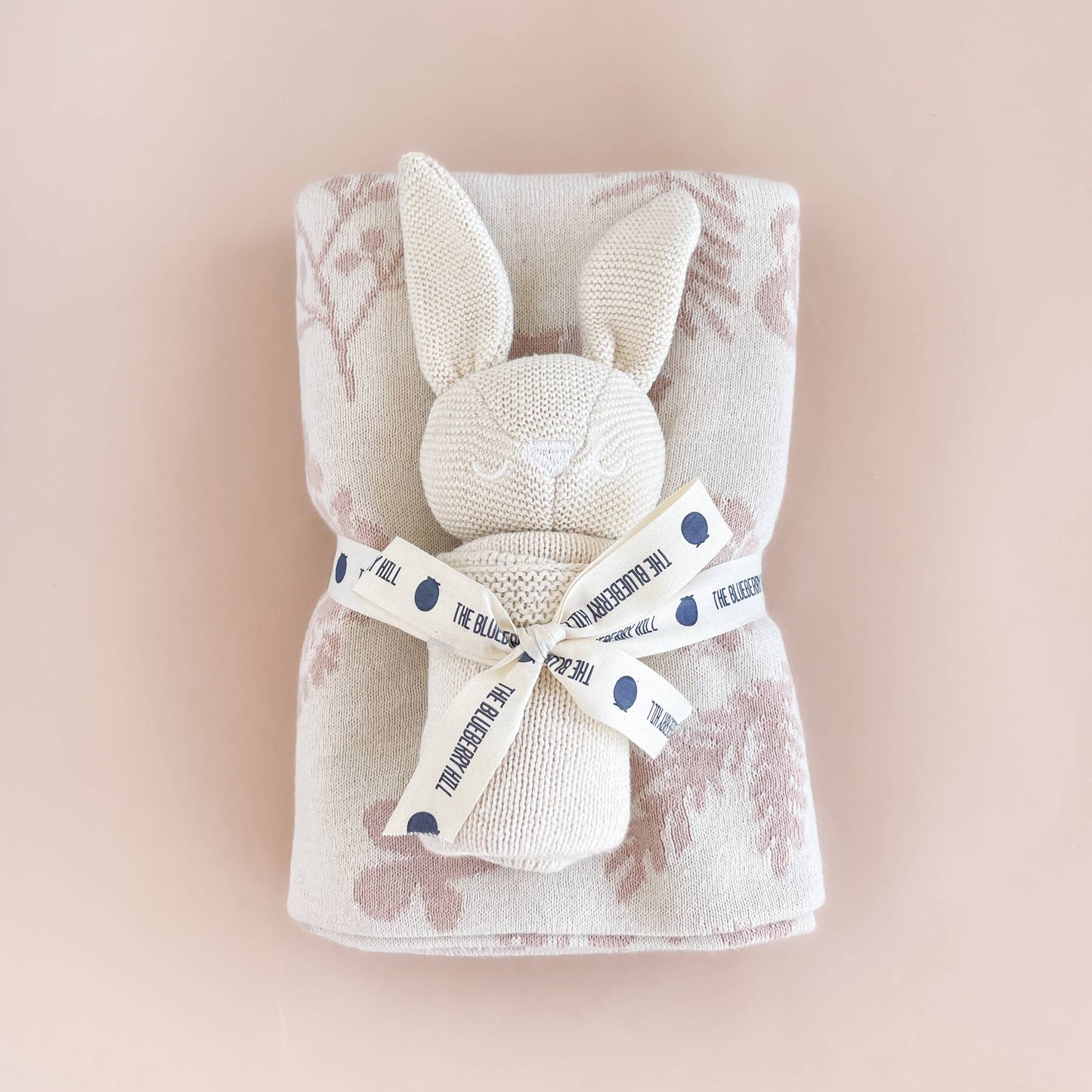 Floral Blanket + Lovey Baby Gift