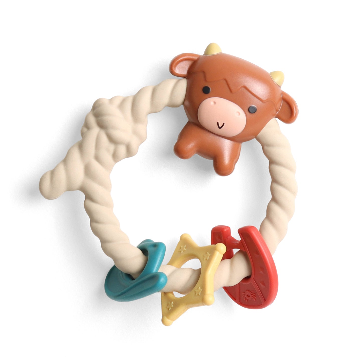 Ritzy Rattle™ Silicone Teether Rattles: Cactus