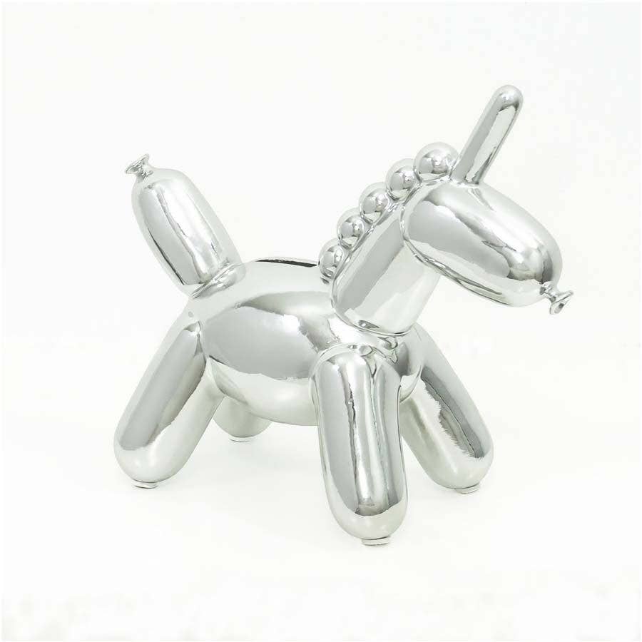 Balloon Piggy Bank - Baby Unicorn: Pink
