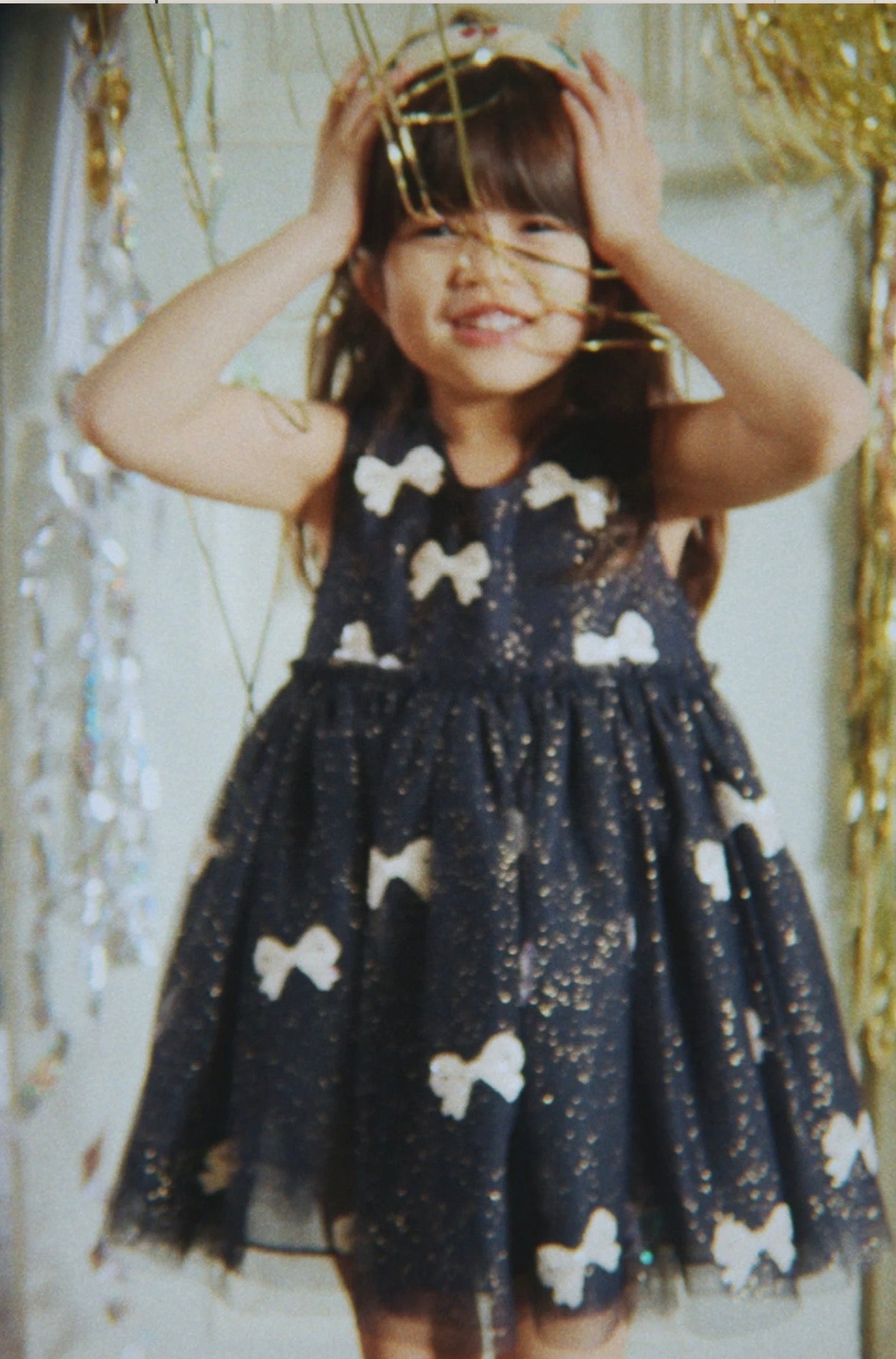 Yvonne Dress - Bowie Night Sky Sequin
