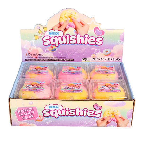 Wax Squishies® Donut Wax Crackle Fidget Toy (1pc)