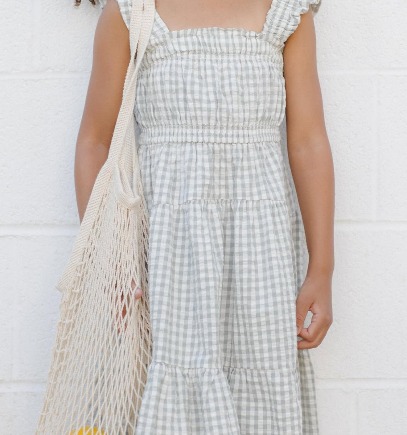 Josie Dress || Eucalyptus Gingham