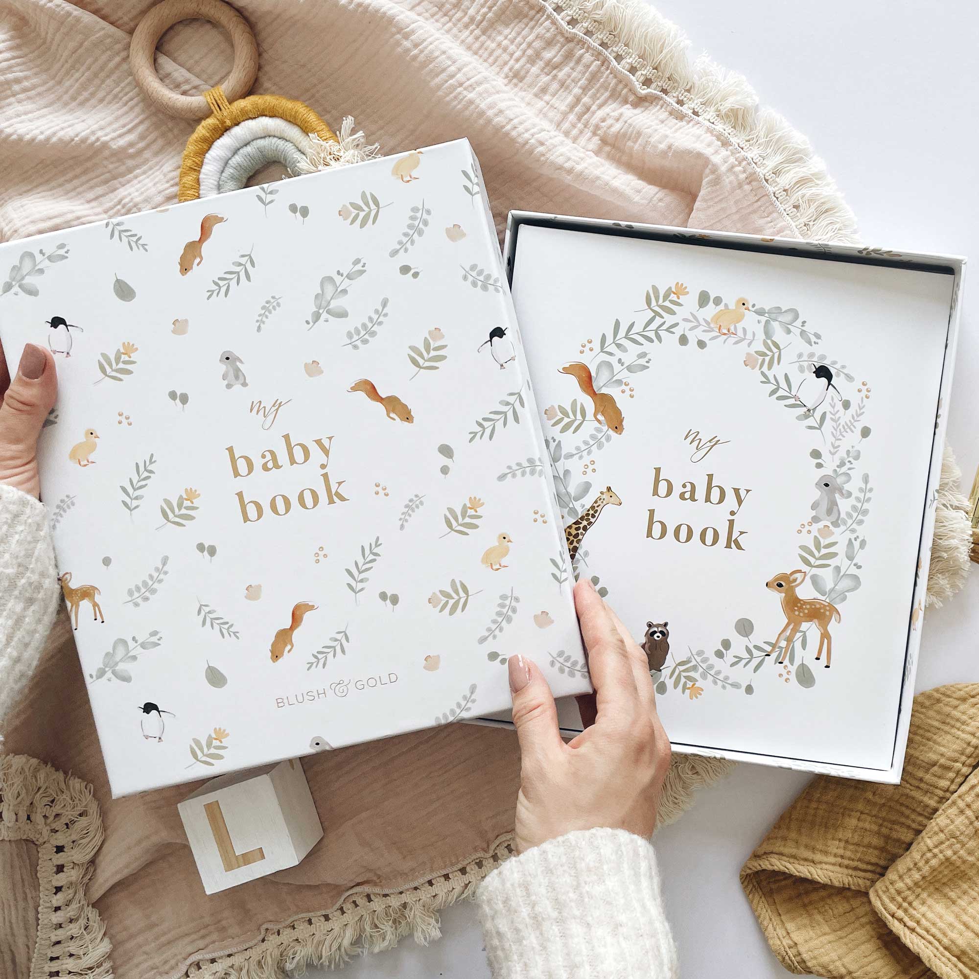 My Baby Book (Animals) Luxury Keepsake Memory Book