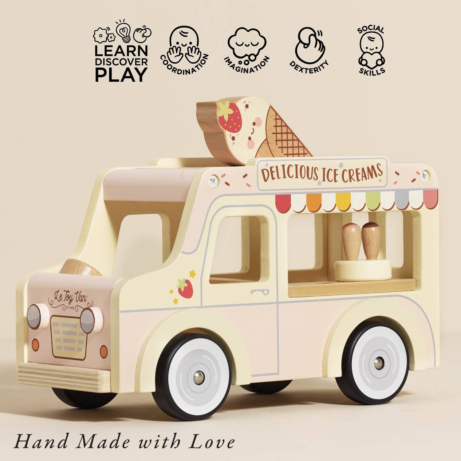 Wooden Ice Cream Van