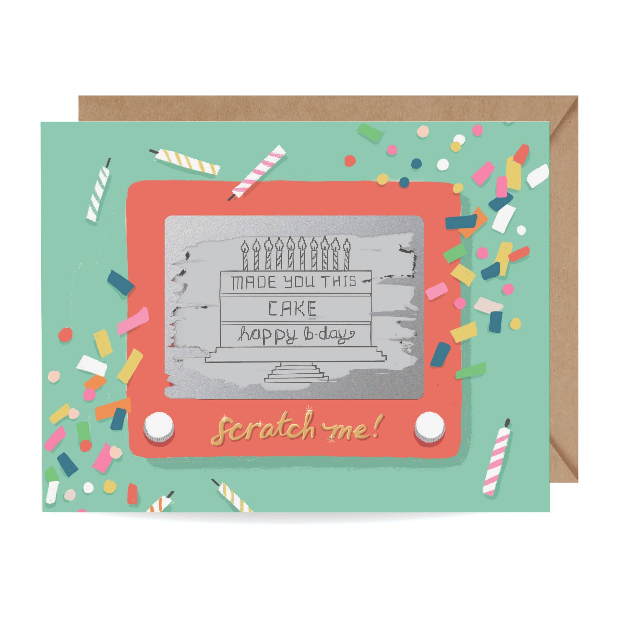 Scratch-off Card - Birthday Scratch-a-Sketch
