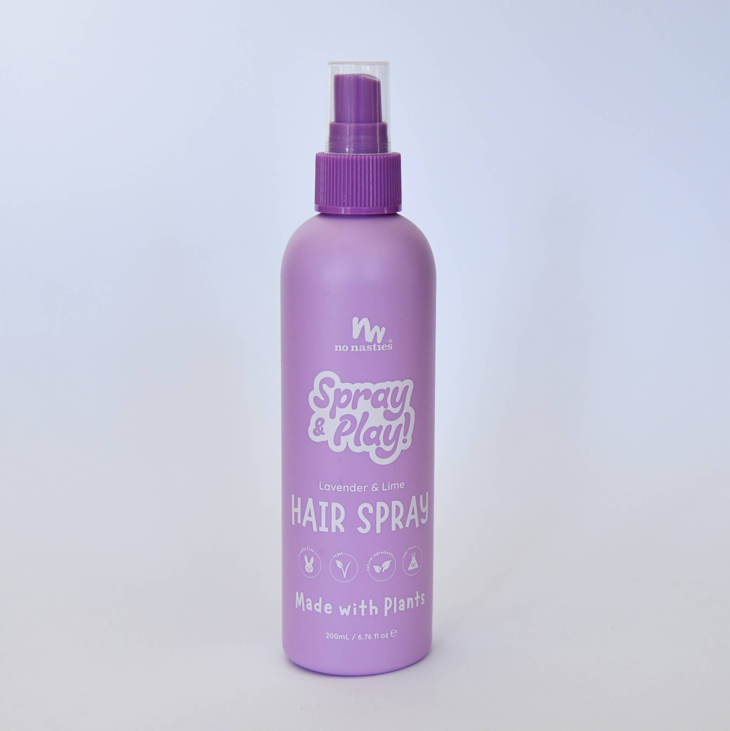 Natural Alcohol Free Hair Spray in Lavender and Fresh Lime