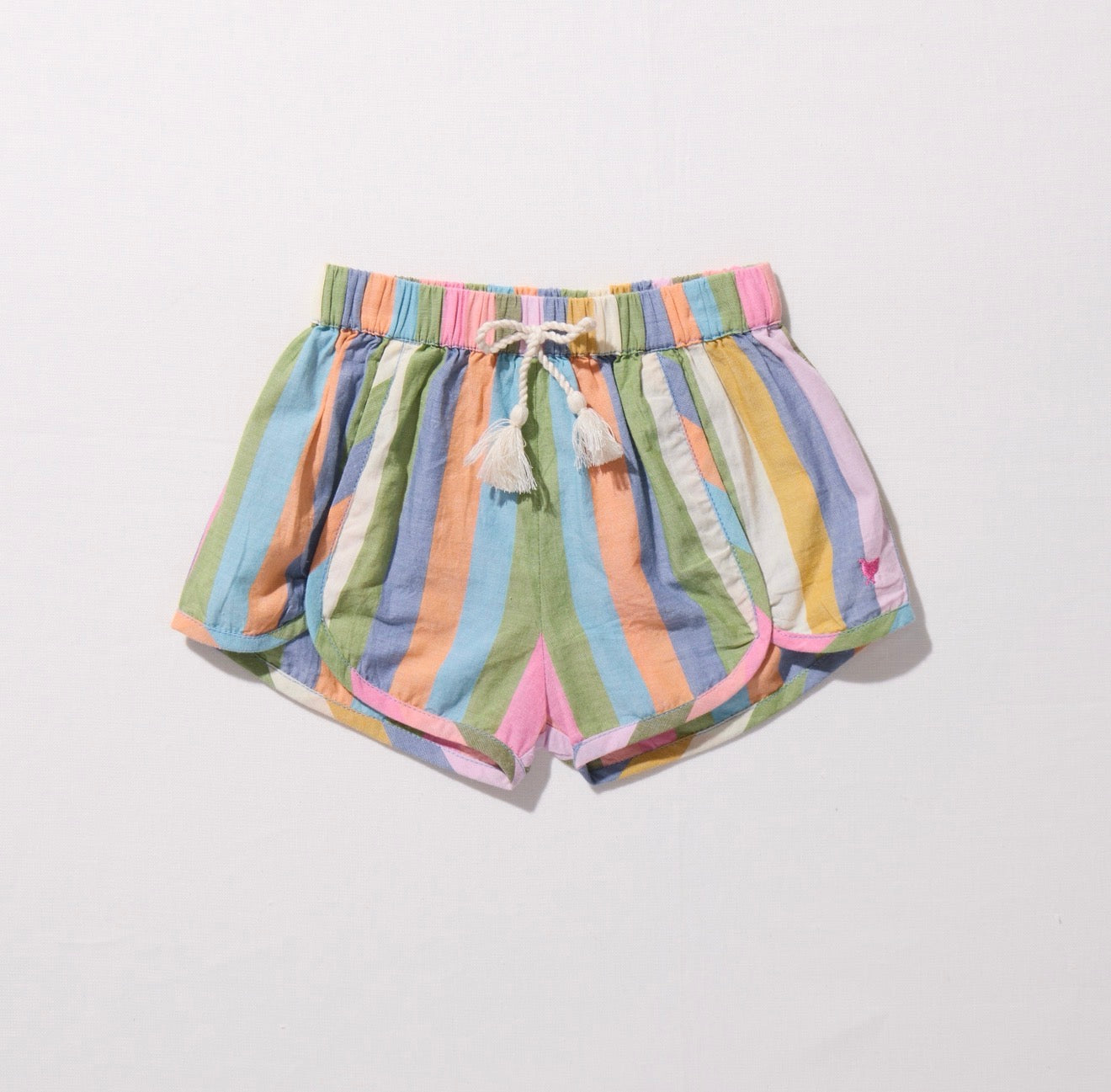 Girls Millie Short - Parade Stripe