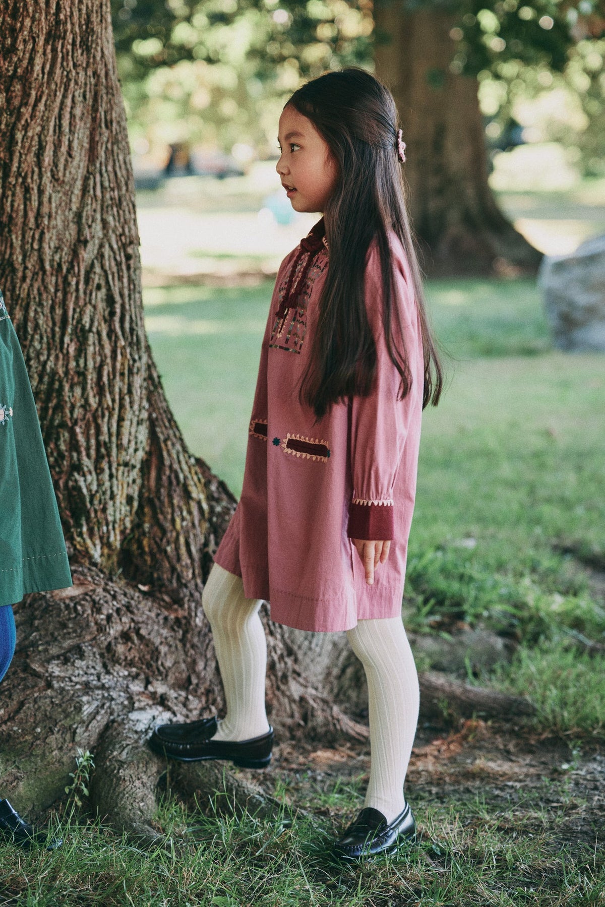 Anita Dress - Antique Rose