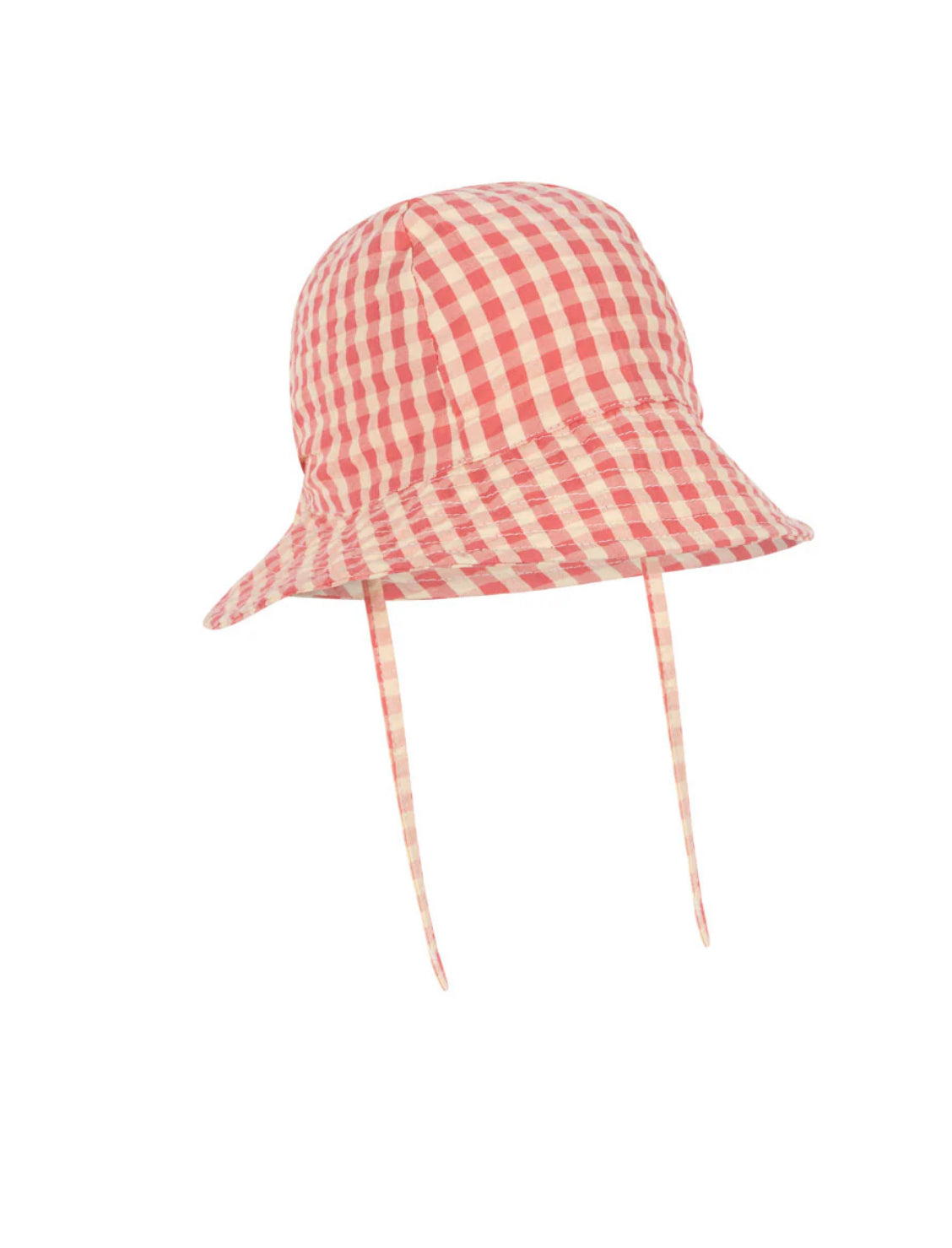 Kim Sun Hat - Flamingo Plume Check