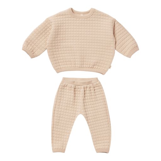 QUILTED SWEATER + PANT SET || SHELL