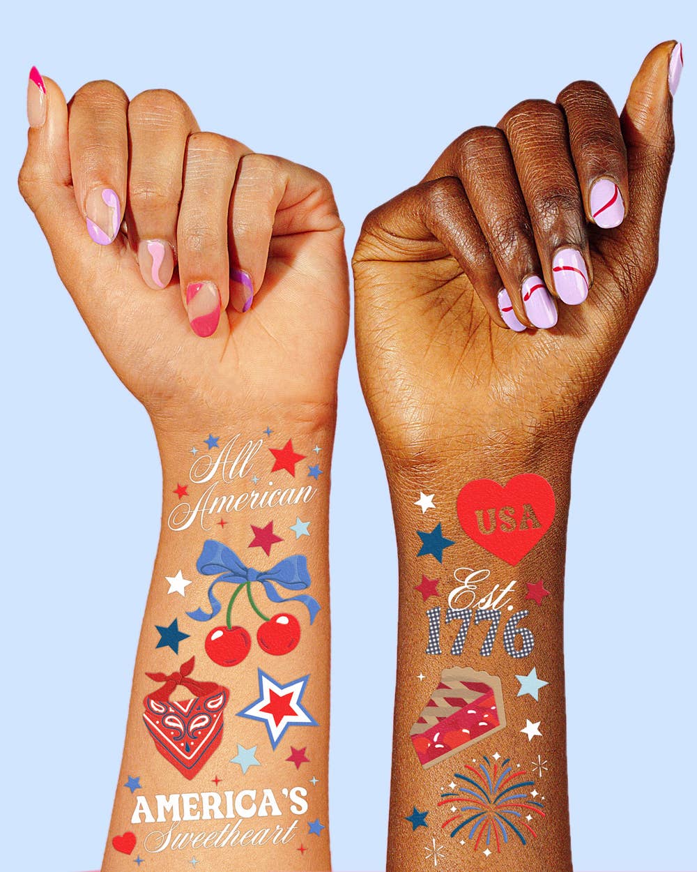 America 250 Tattoos | patriotic, 4th of july, usa, temporary