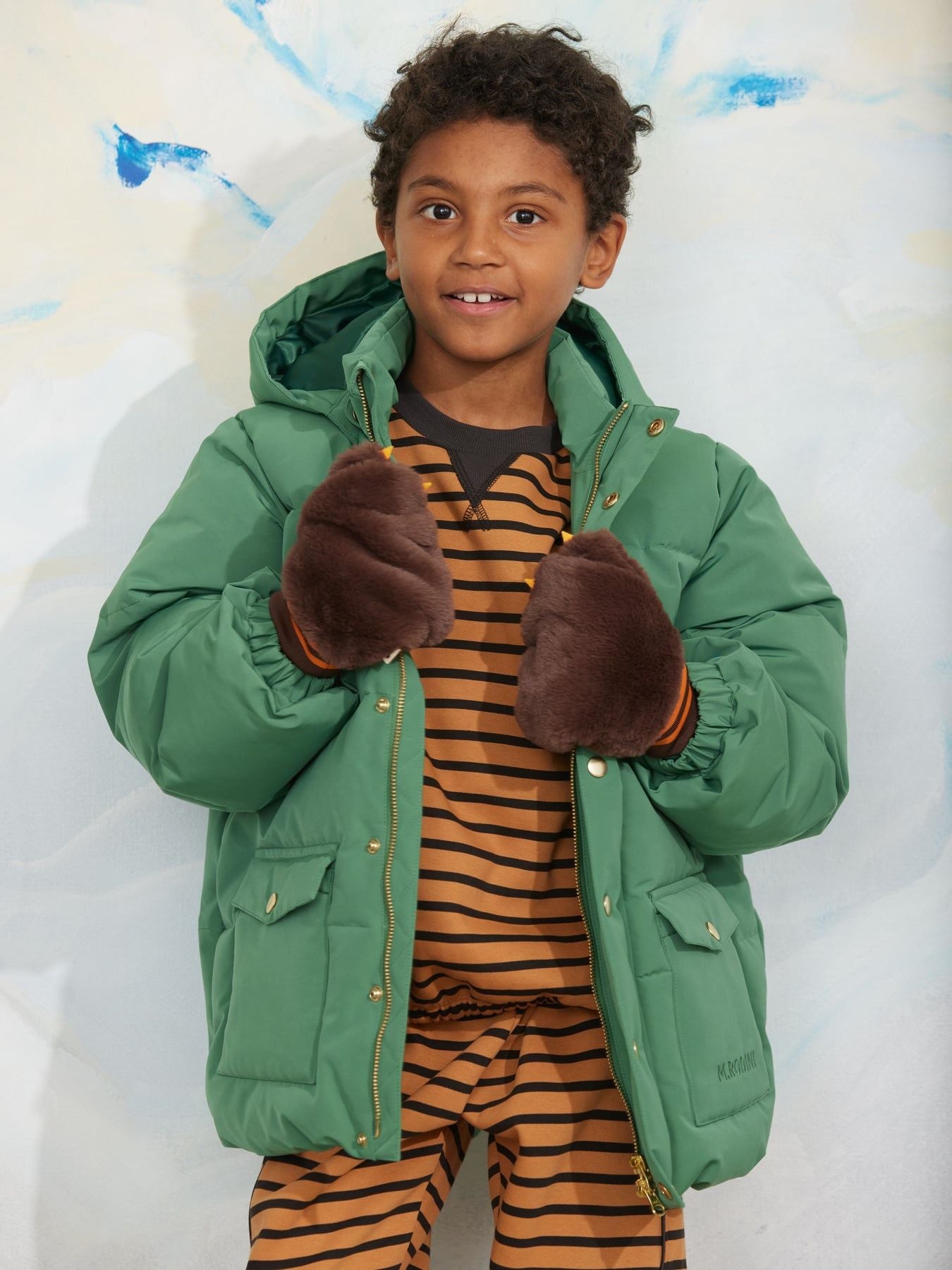Solid Heavy Puffer - Green