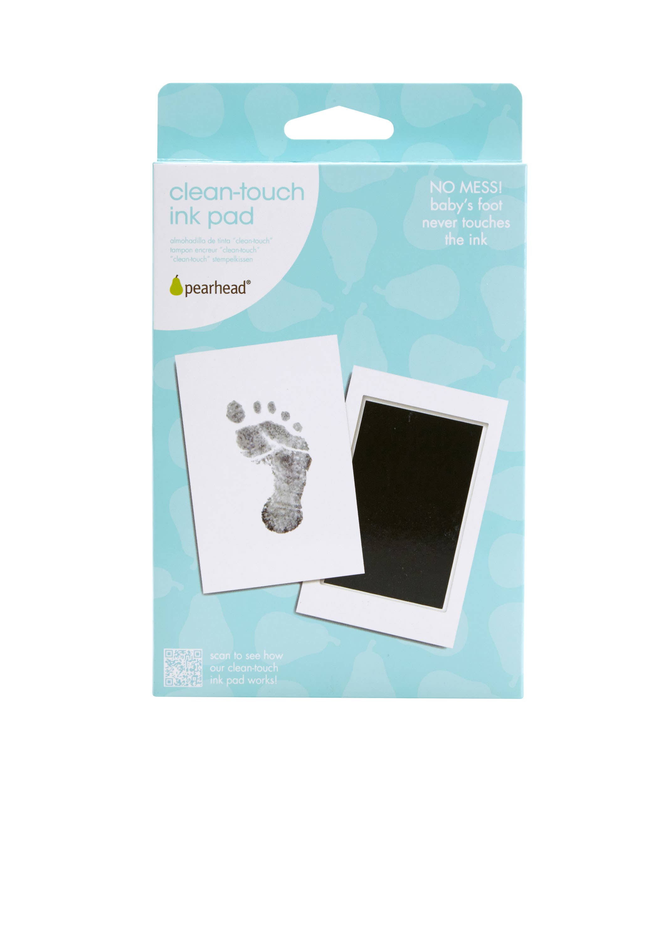 Baby Handprint or Footprint Clean-Touch Ink Pad Kit: Black