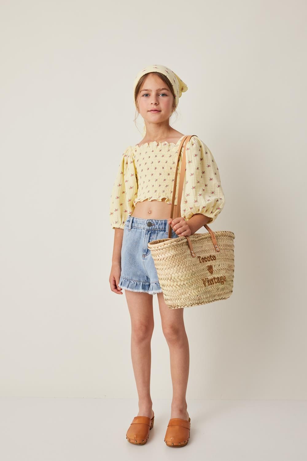 Girl’s Blue Denim Shorts - Blue