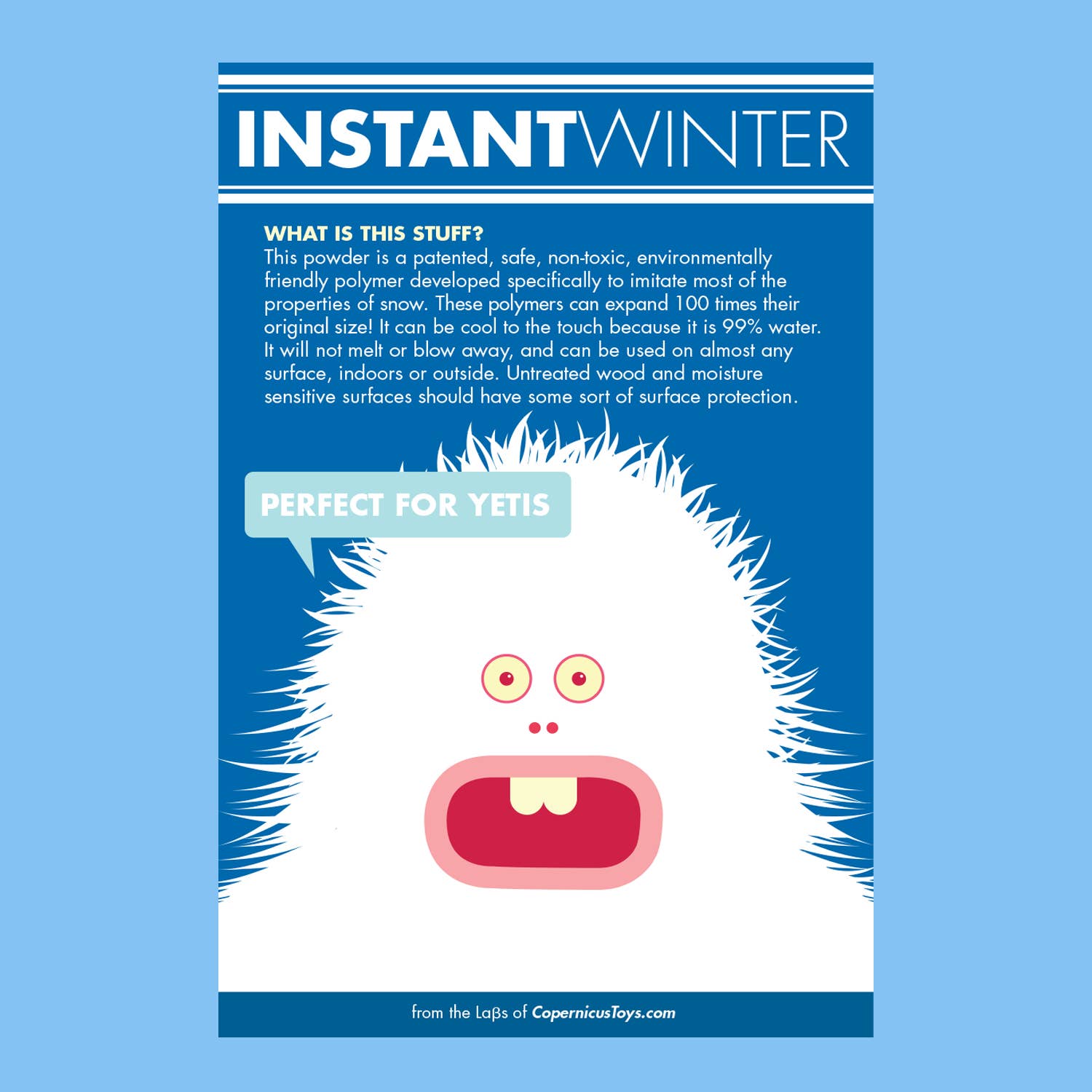 Instant Winter Snow Kit