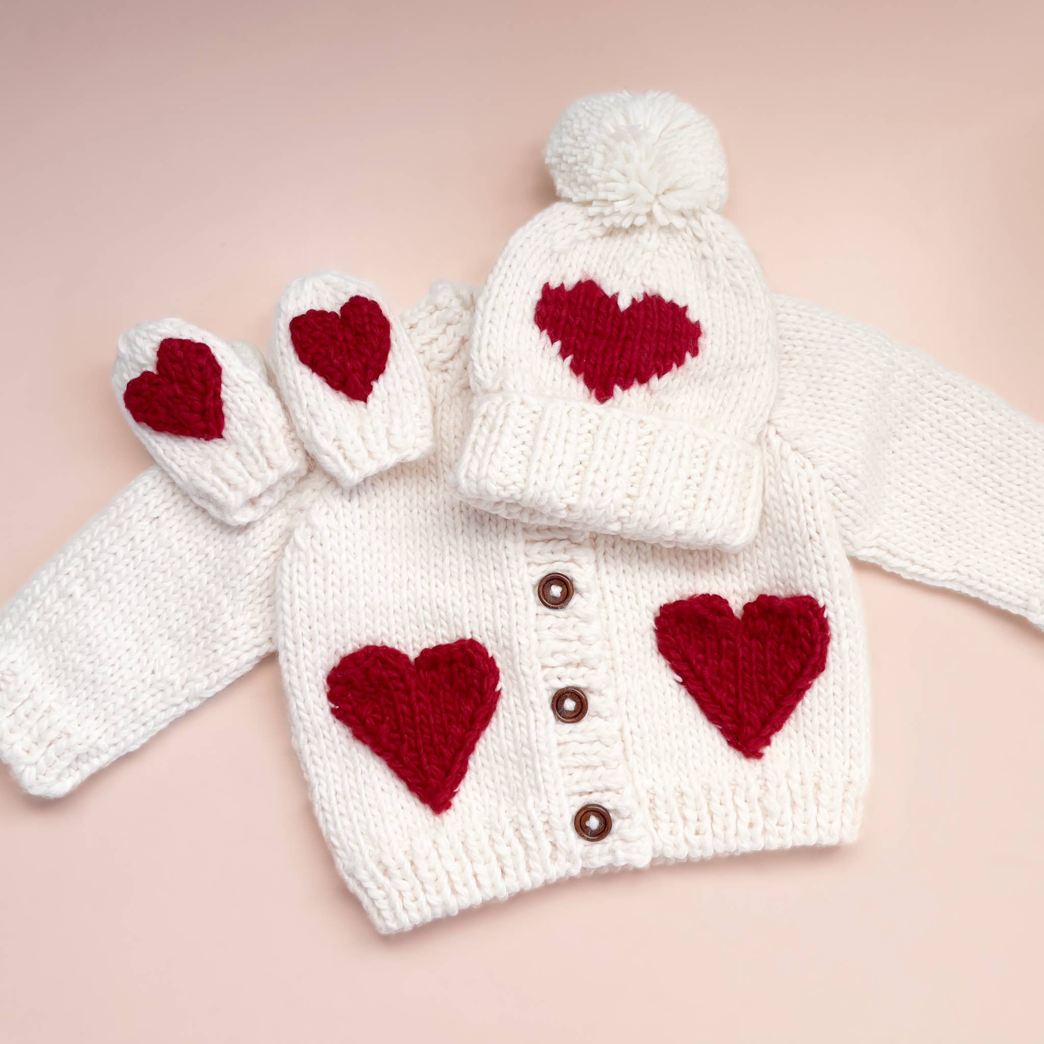 Heart Mittens