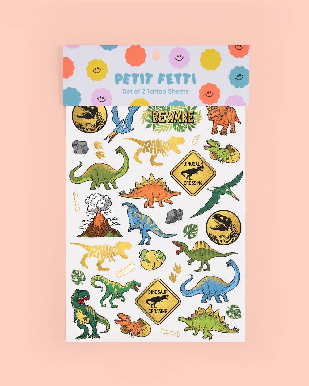 Dinosaur Temporary Tattoos | kids party, dinosaur birthday