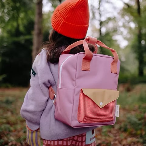 Backpack Small With Envelope - Rosebay Pink