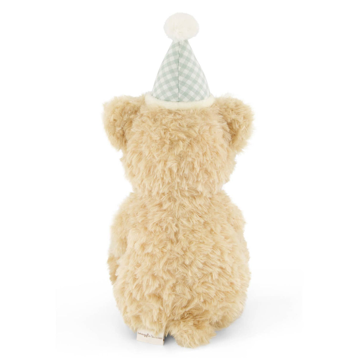 Birthday Teddy Bear Plush - Green Gingham