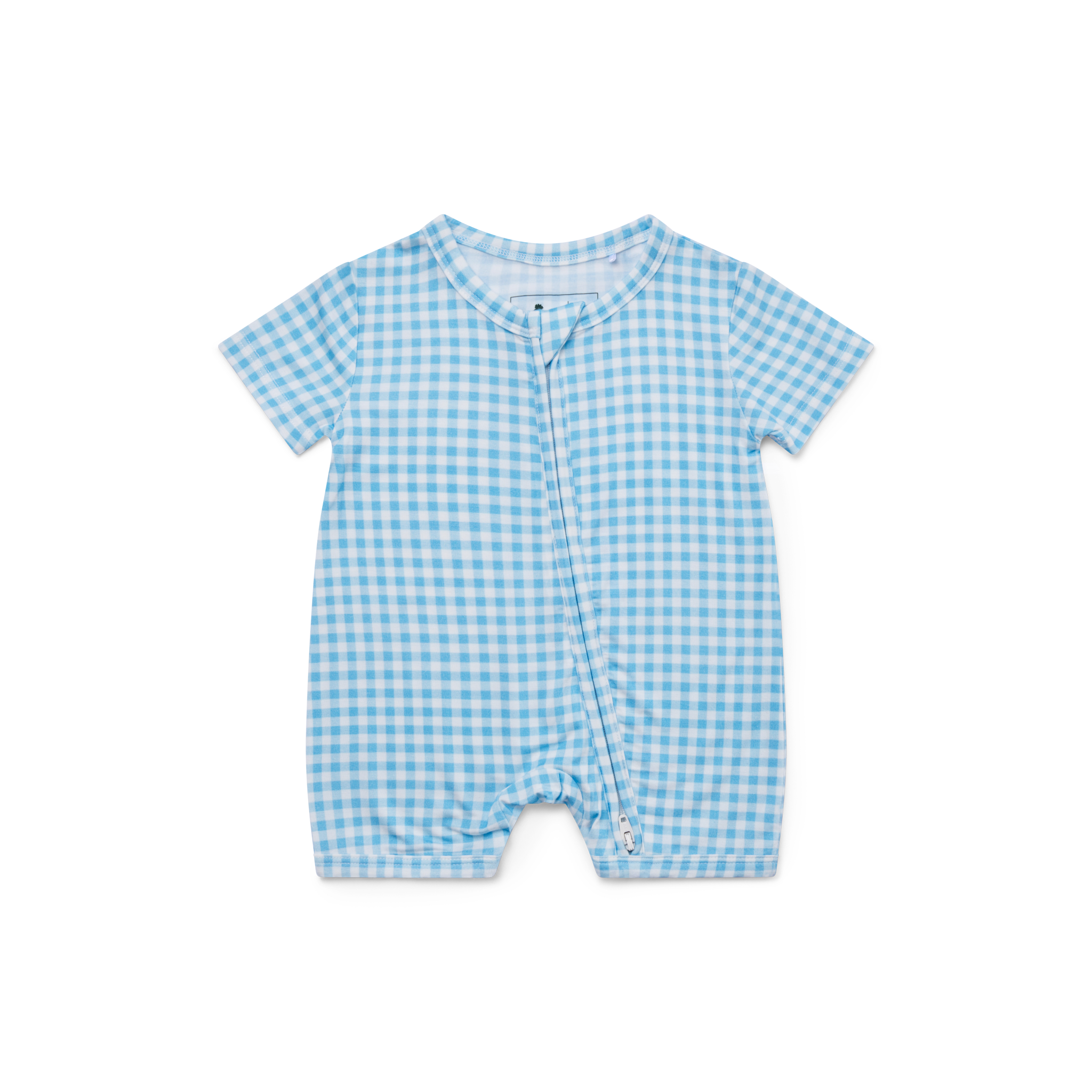 Harbor Gingham Short Sleeve & Shorts Bamboo Sleeper