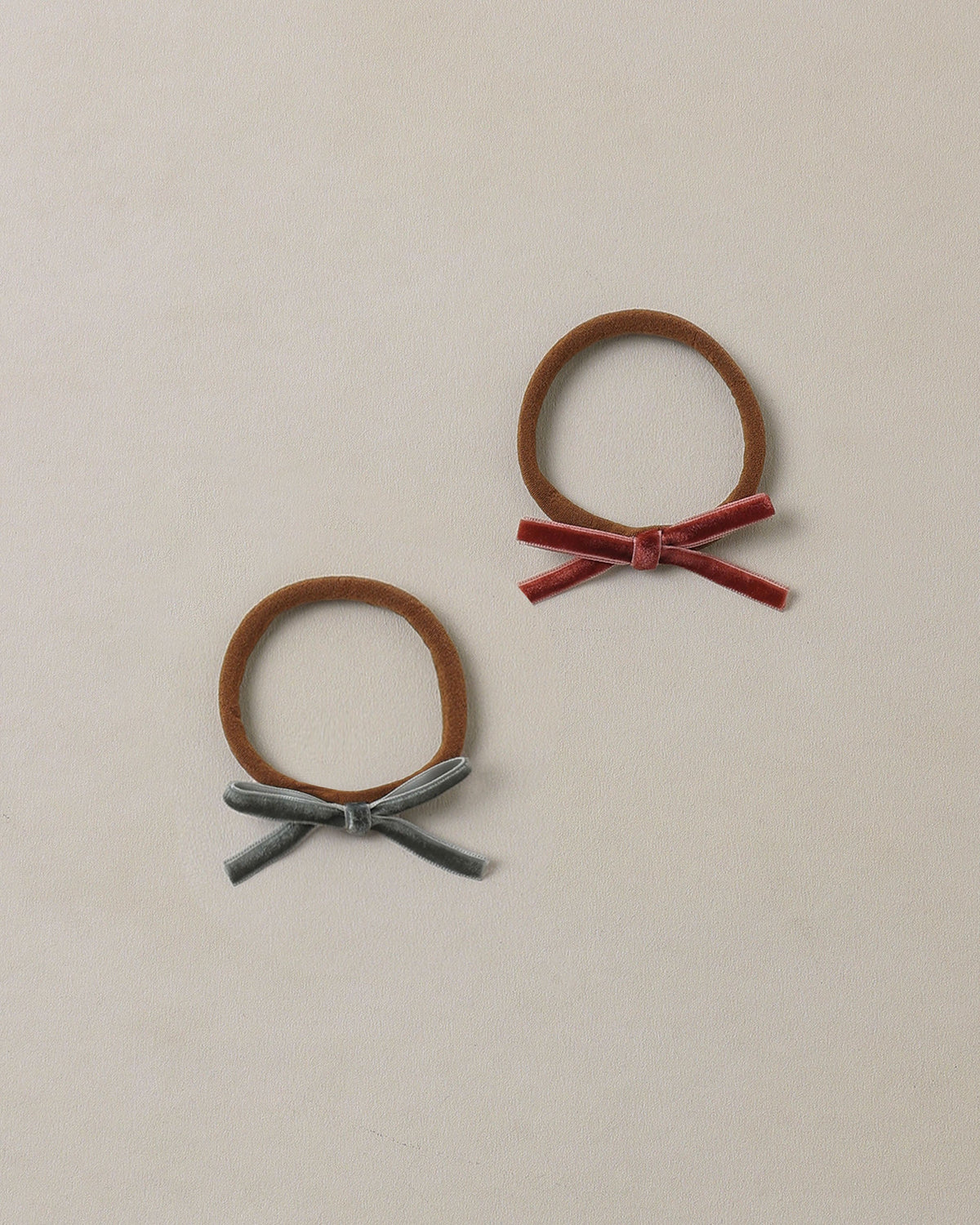 Baby Bow Headbands - Green, Ruby