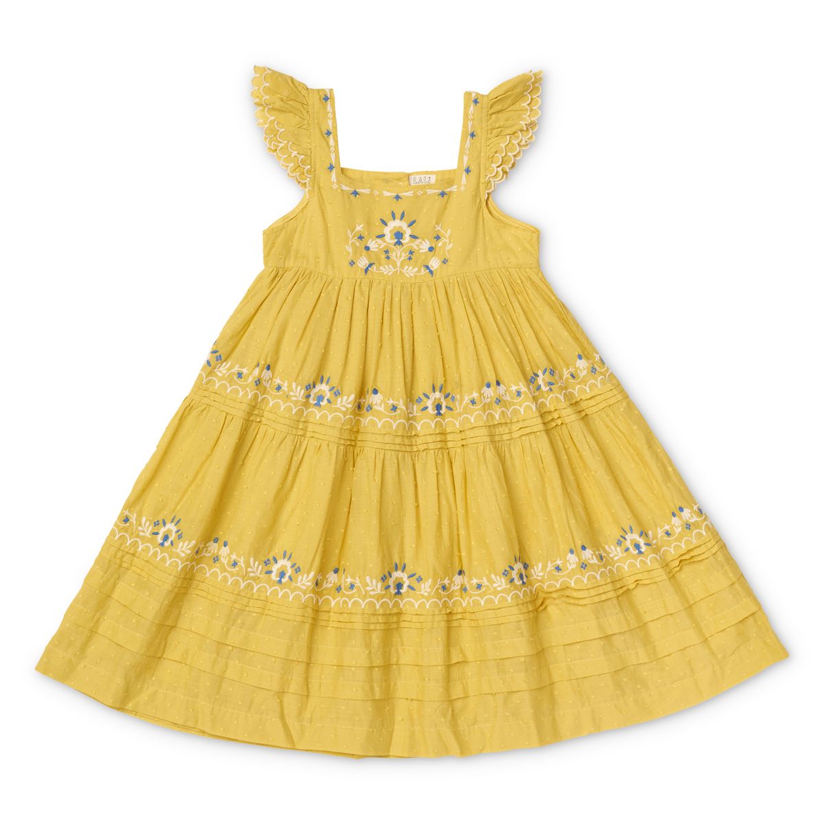 Nanette Dress in Misted Yellow
