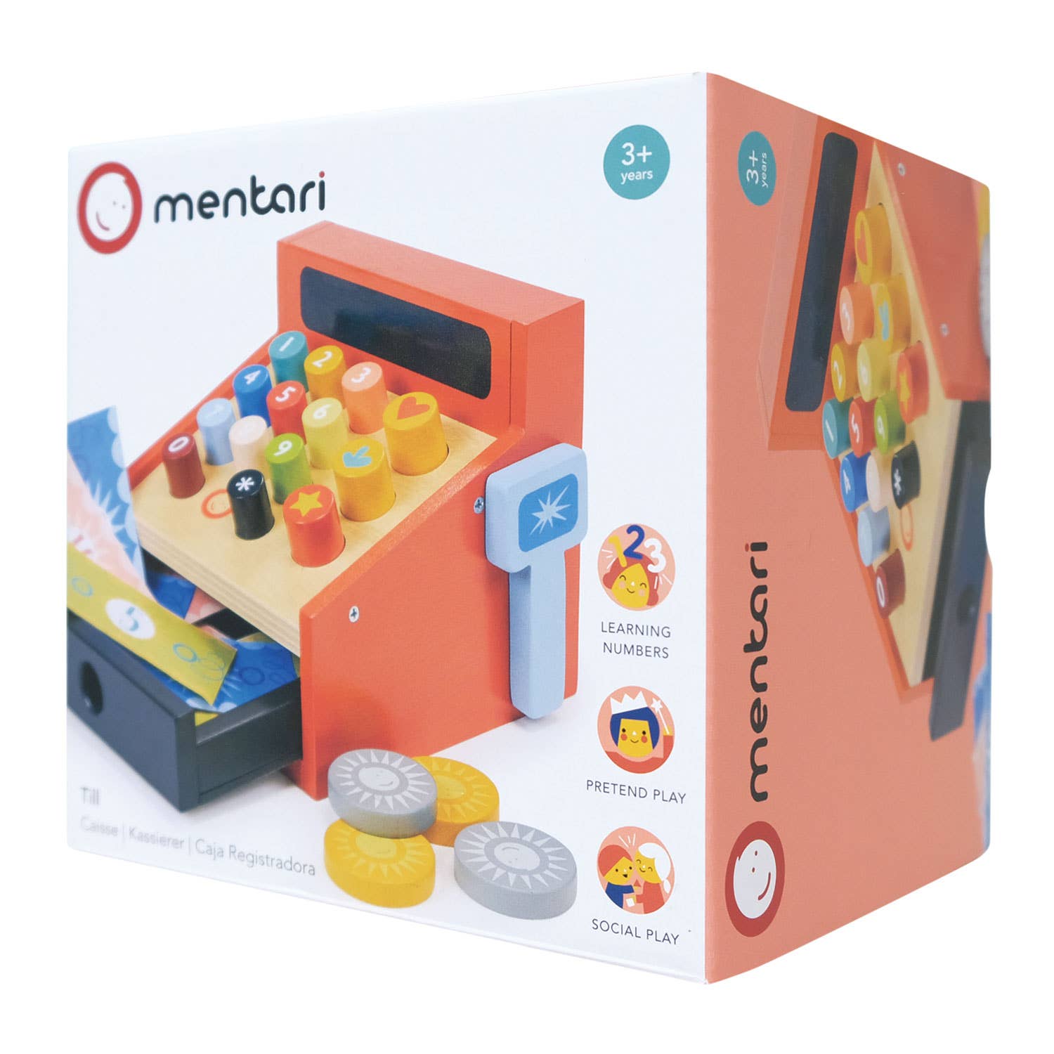 Red Till Toy Set with Squishy Buttons