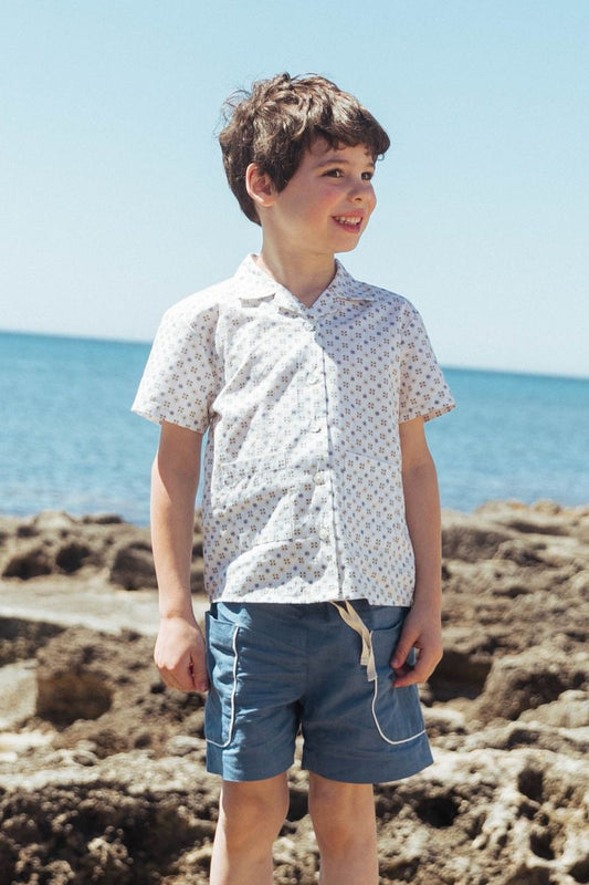 Birch Shorts in Coastal Blue