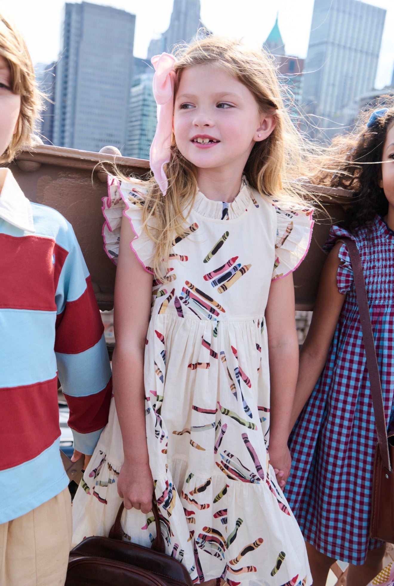 Girls Jennifer Dress - Tossed Crayons