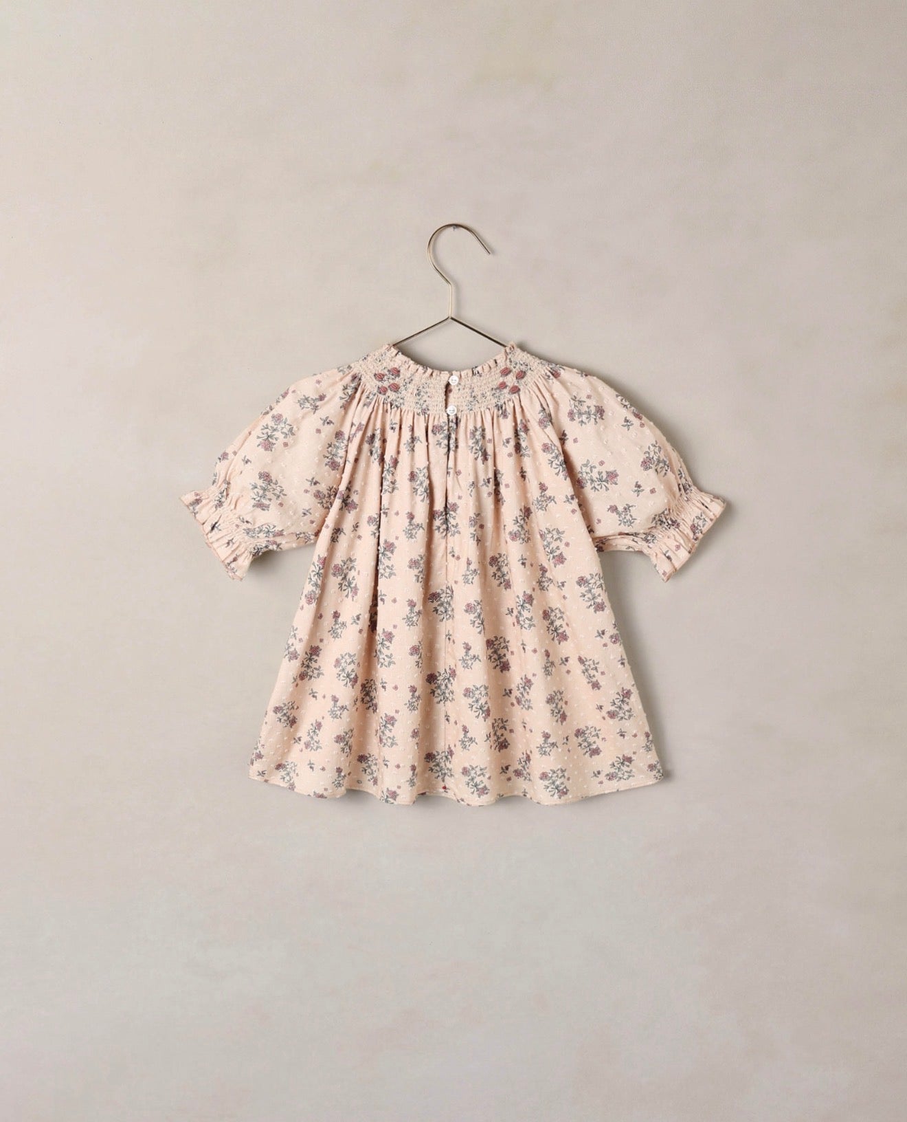 Maddie Dress French Floral - Antique