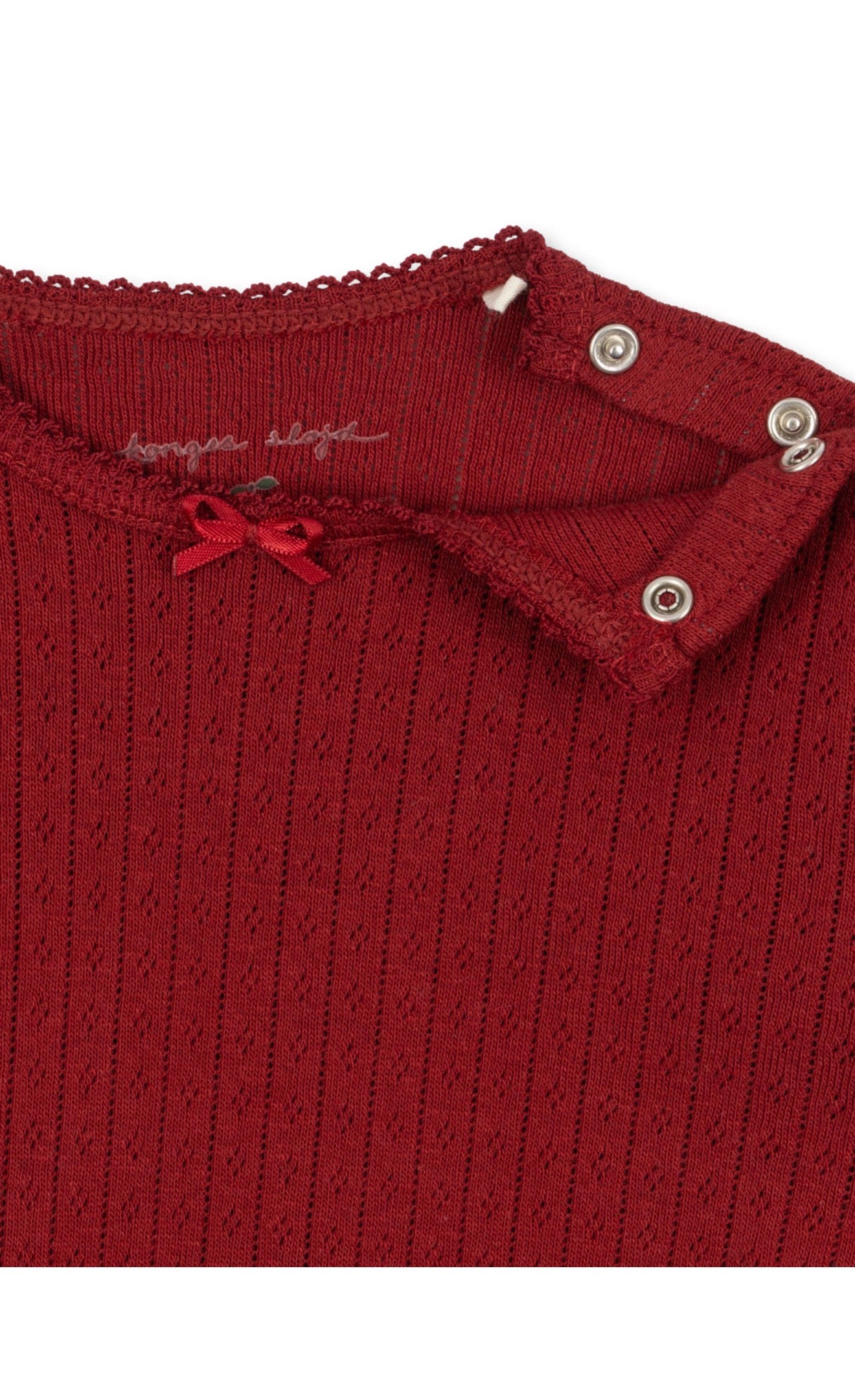 Minnie Body GOTS - Red Dahlia