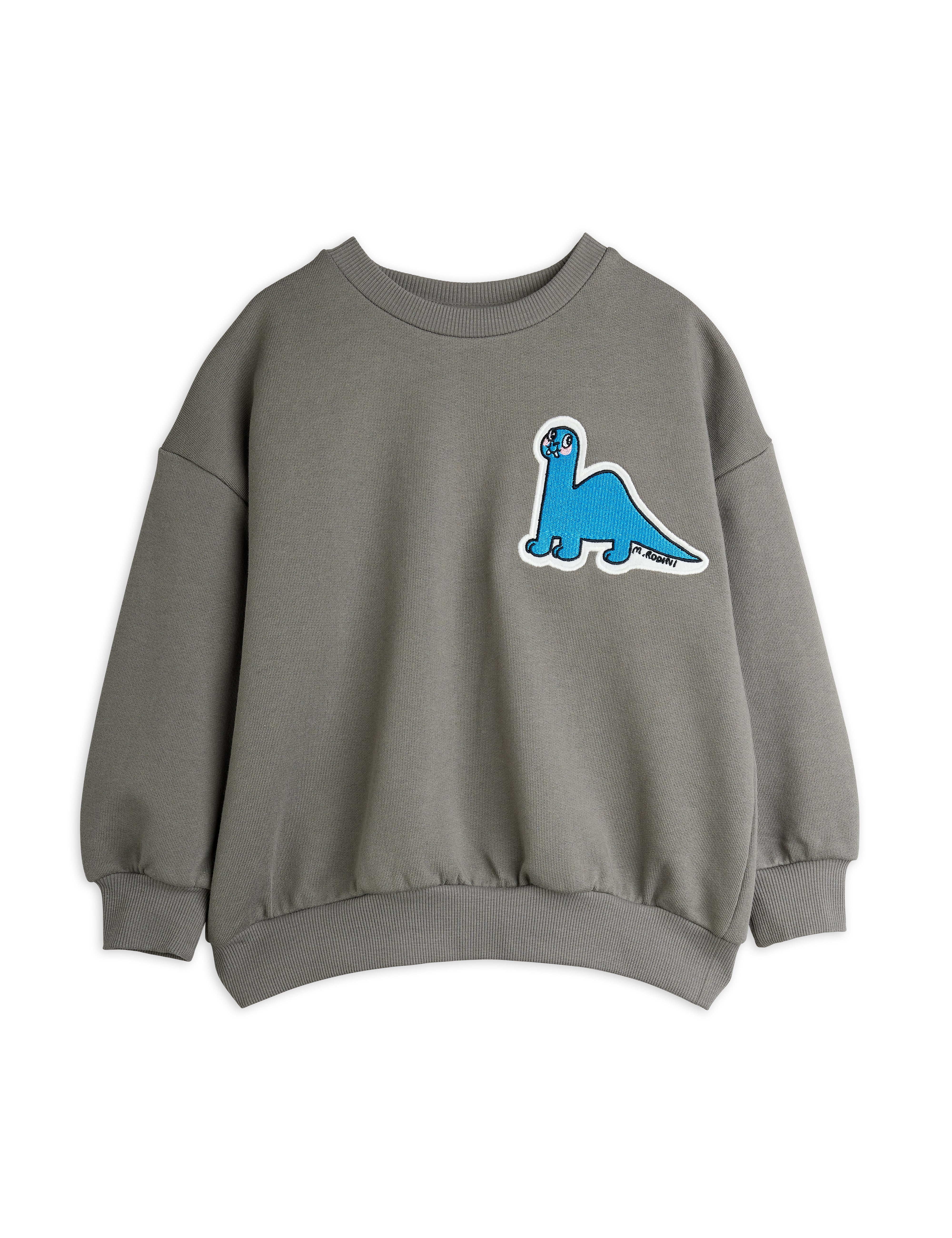 Dino Patch Sweater - Grey
