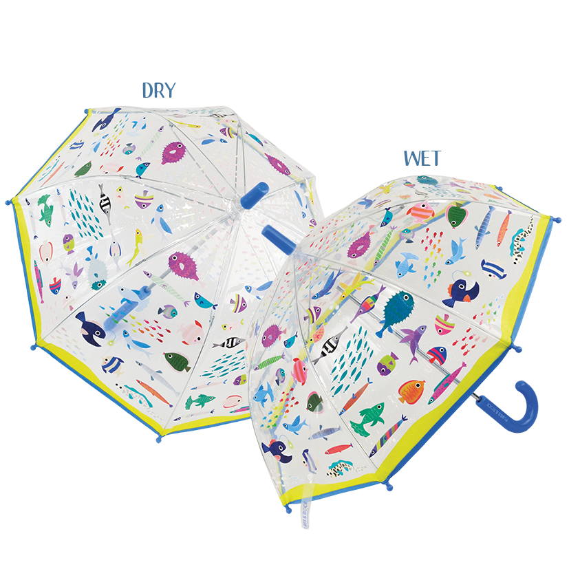 Ocean Transparent Color Changing Umbrella